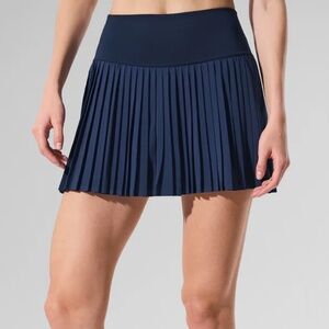 NWOT ALO Grand Slam Tennis Skirt - NAVY S